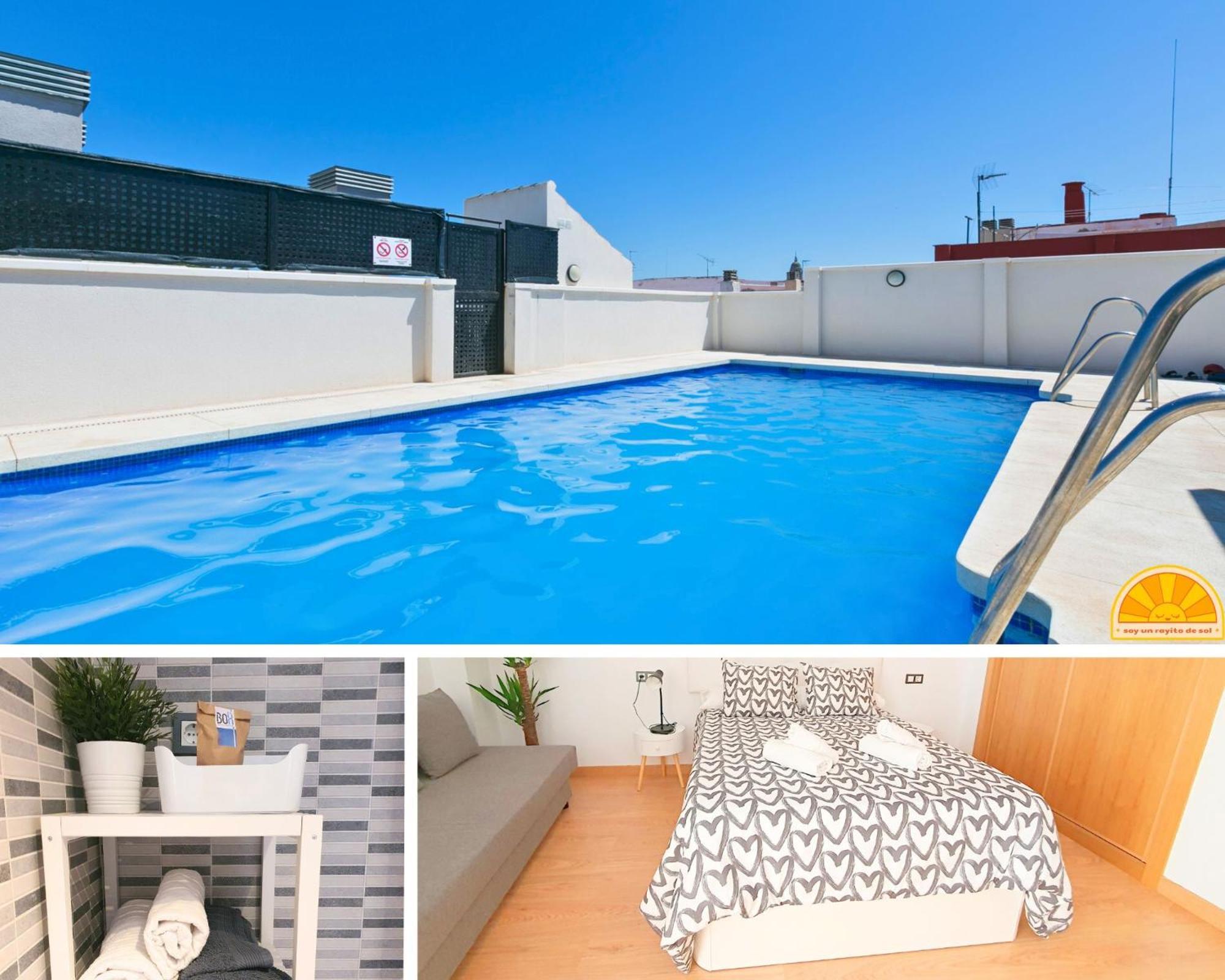 Precioso Estudio Con Piscina Málaga Esterno foto
